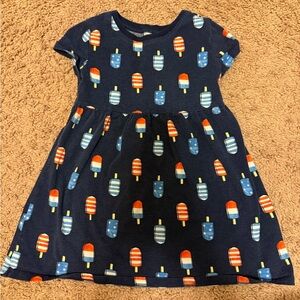 Old Navy Kids Dress with Ice Pop Pattern - Navy and red